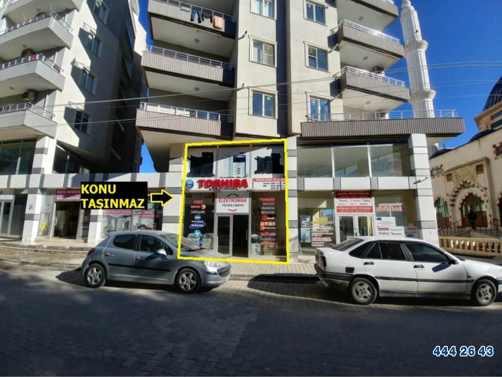 ING'den Mardin Artuklu'da 215 m² Asma Katlı Dükkan